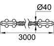 Схема К40-2х3000