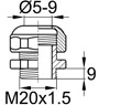 Схема PC/M20x1.5/5-9
