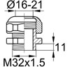 Схема PC/M32x1.5/16-21