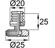 Схема D20М8.D25x25