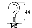 Схема YA-M8 chain hooks